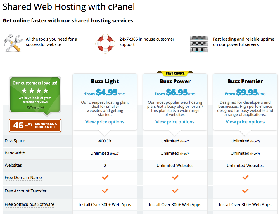 WebHostingBuzz web hosting
